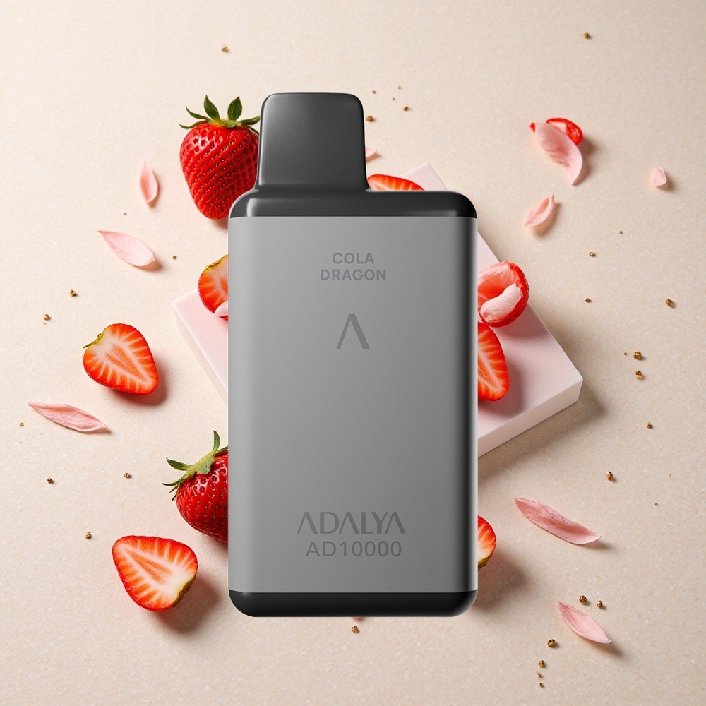 Adalya AD 10000 Puffs Jahodová Sprška 14 ml 2% Nikotinu
