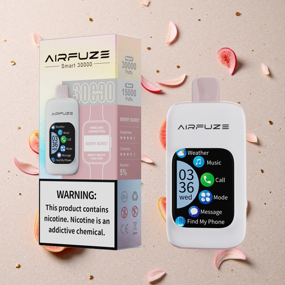 AirFuze Smart 30000 Puffs 5% Nikotinu Jahodový Výbuch 900mAh