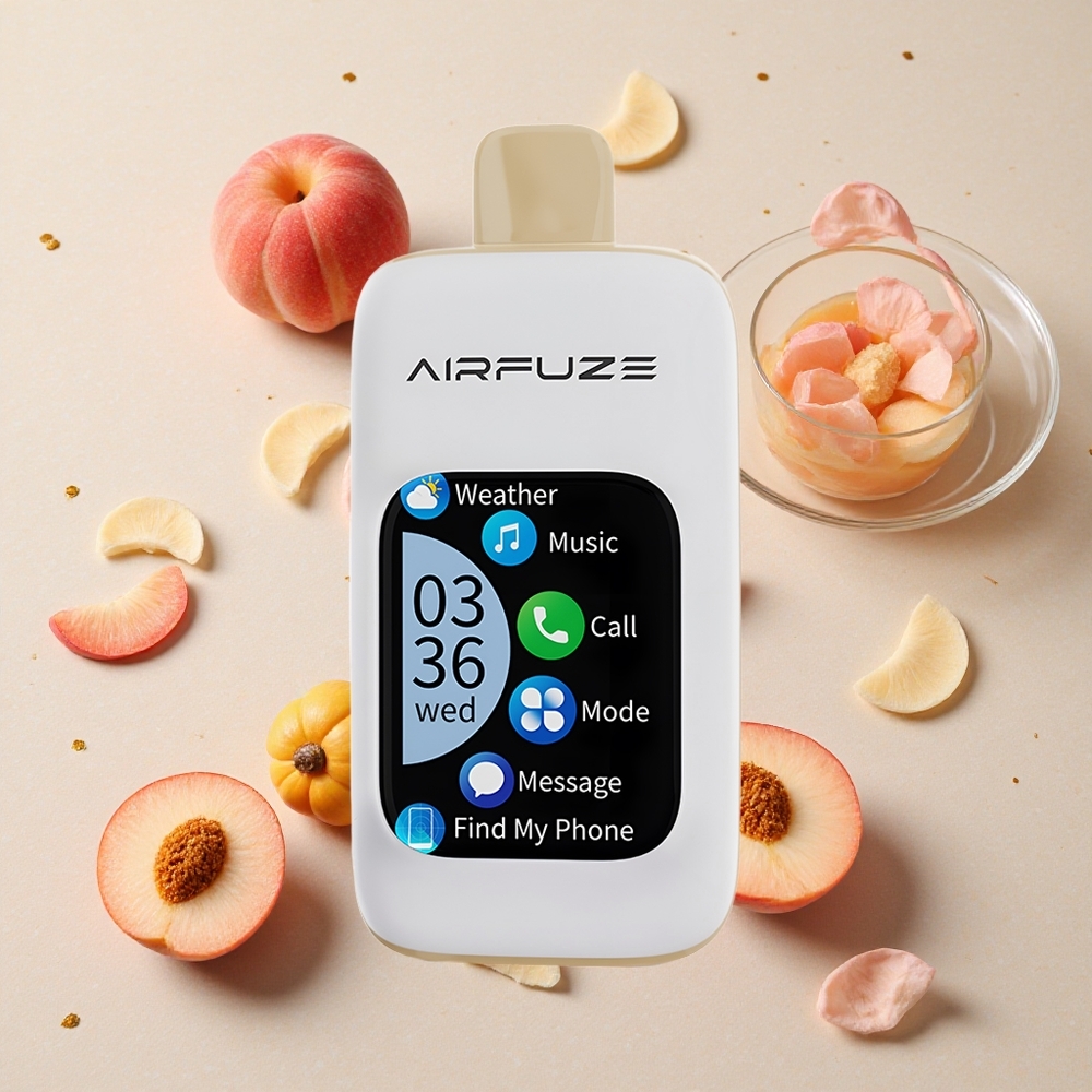 AirFuze Smart 30000 Puffs Sladká Broskvová 900mAh 5% Nikotinu
