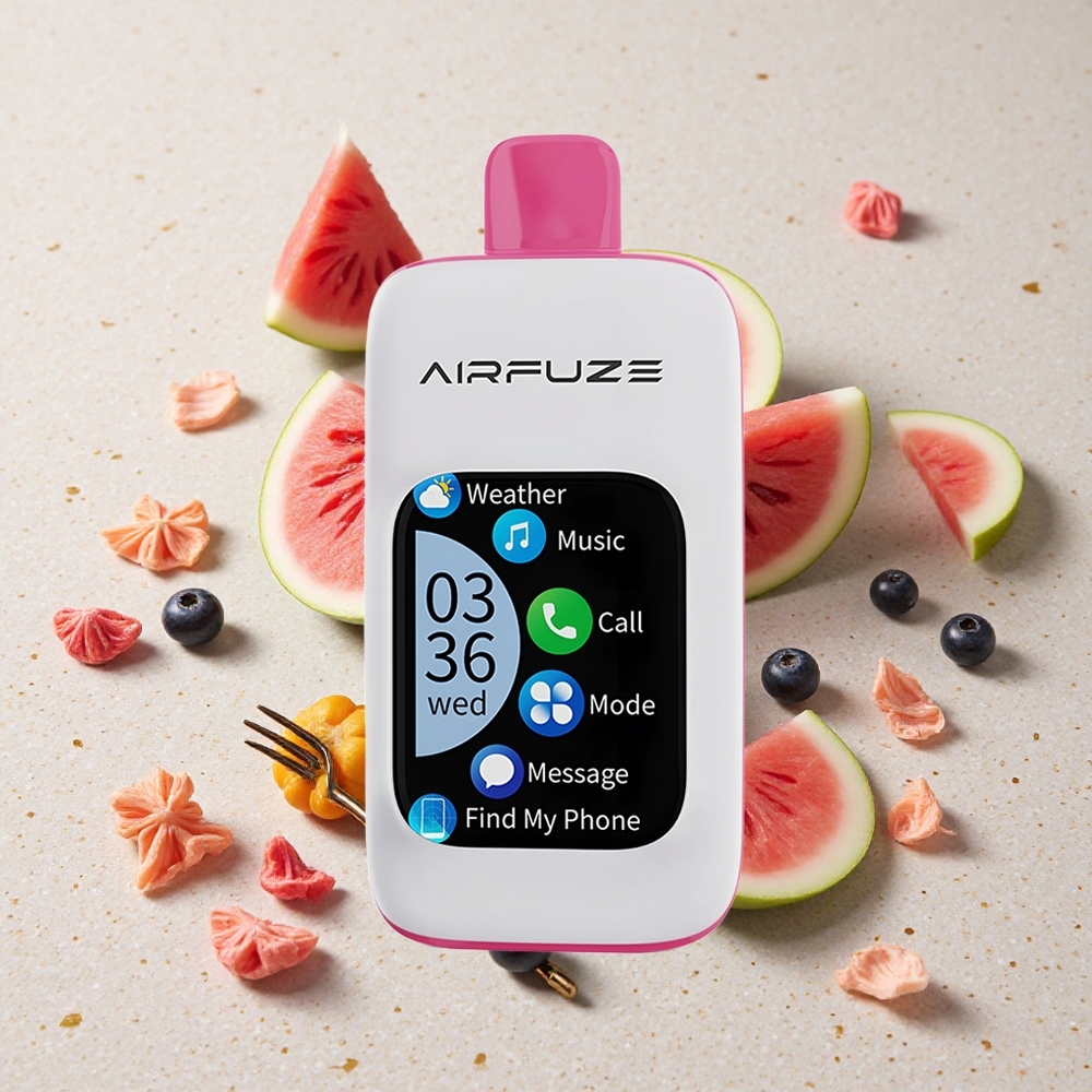 AirFuze Smart Pro 40000 Puffs Borůvka Vodní Meloun Rechargeable Smartphone & Music Integration