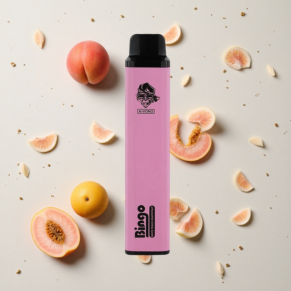 Aivono Aim Bingo 4000 Puffs Bílá Broskev Grapefruit 10 mL 1000mAh