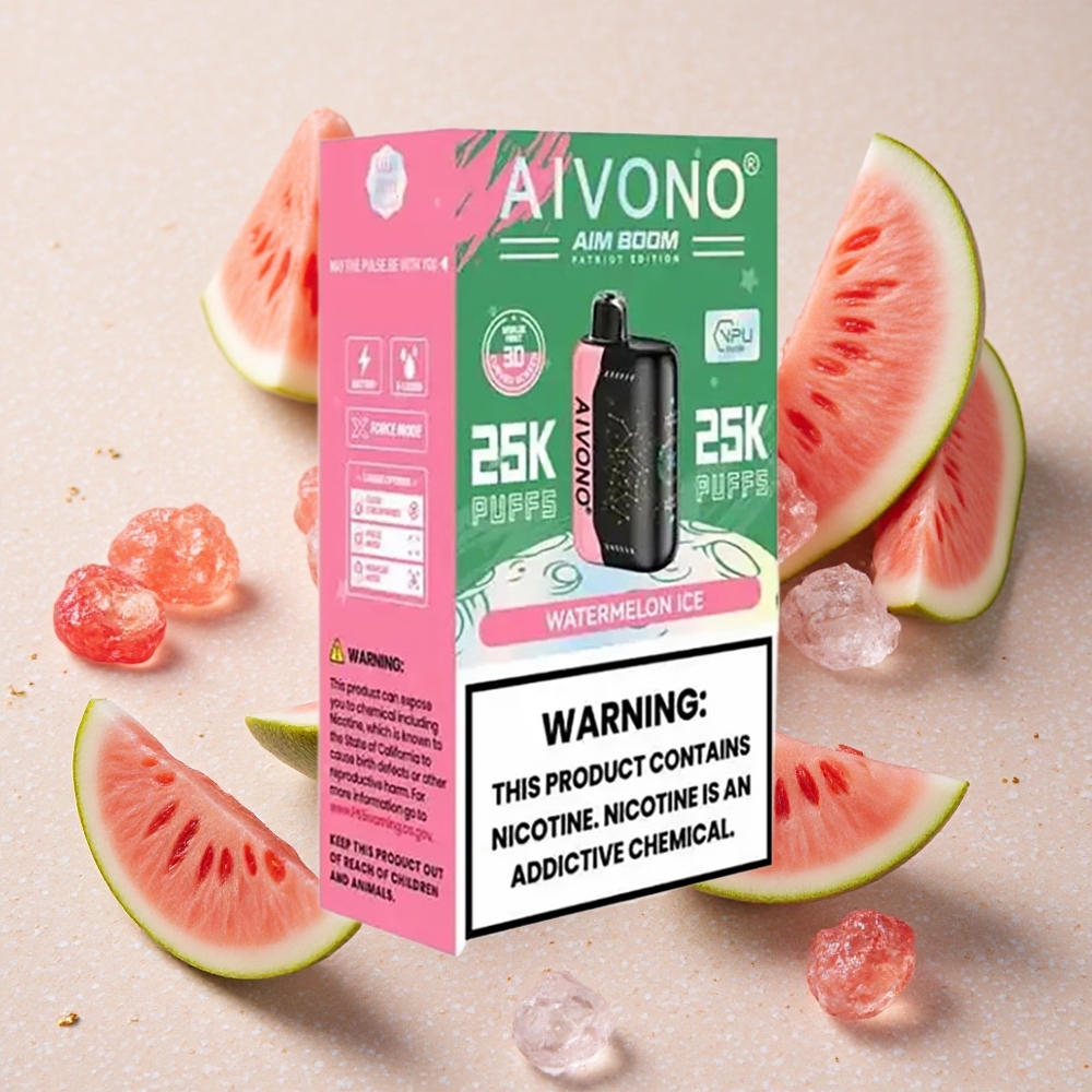 Aivono Aim Boom 25000 Puffs Vodní Meloun Led 28ml 650mAh