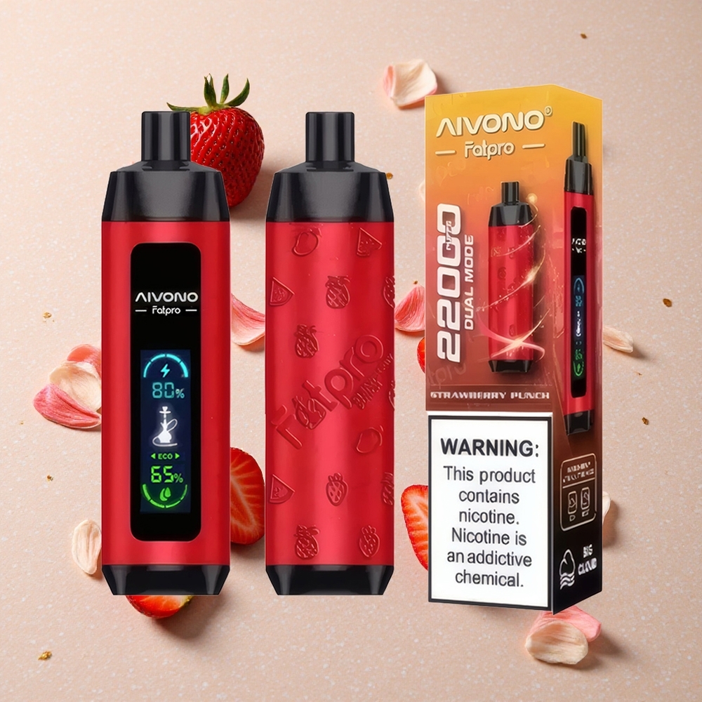 Aivono Aim Fatpro 22000 Puffs Jahodový Punč 28ml 600mAh