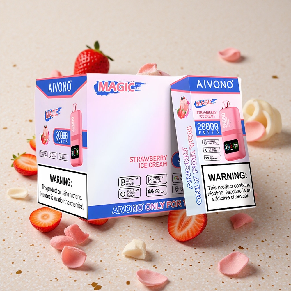 Aivono Aim Magic 20000 Puffs Jahodová zmrzlina 26ml Typ-C