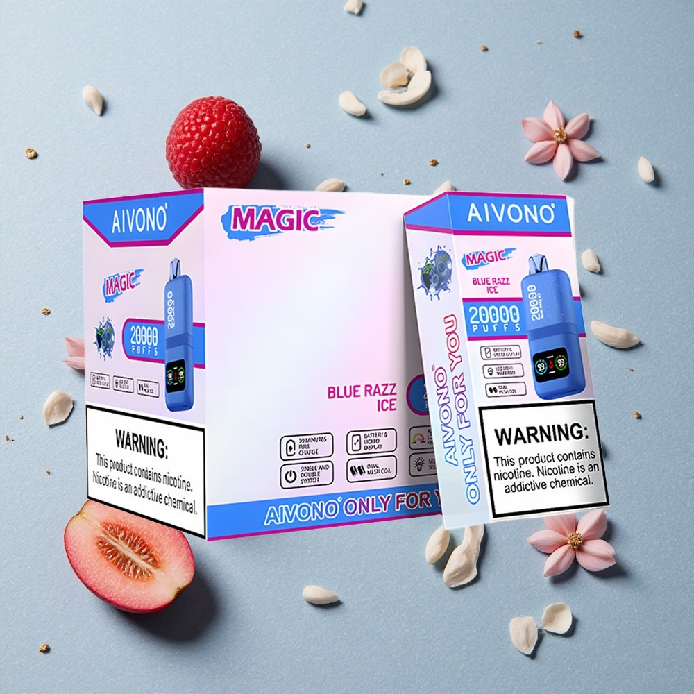 Aivono Aim Magic 20000 Puffs Modrá malina led 26ml Typ-C