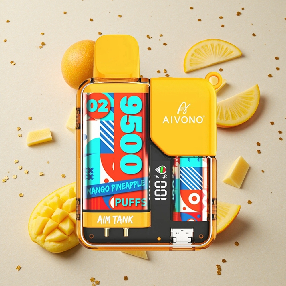 Aivono Aim Tank 9500 Puffs Mango Ananas 18ml Kapacita 650mAh Baterie
