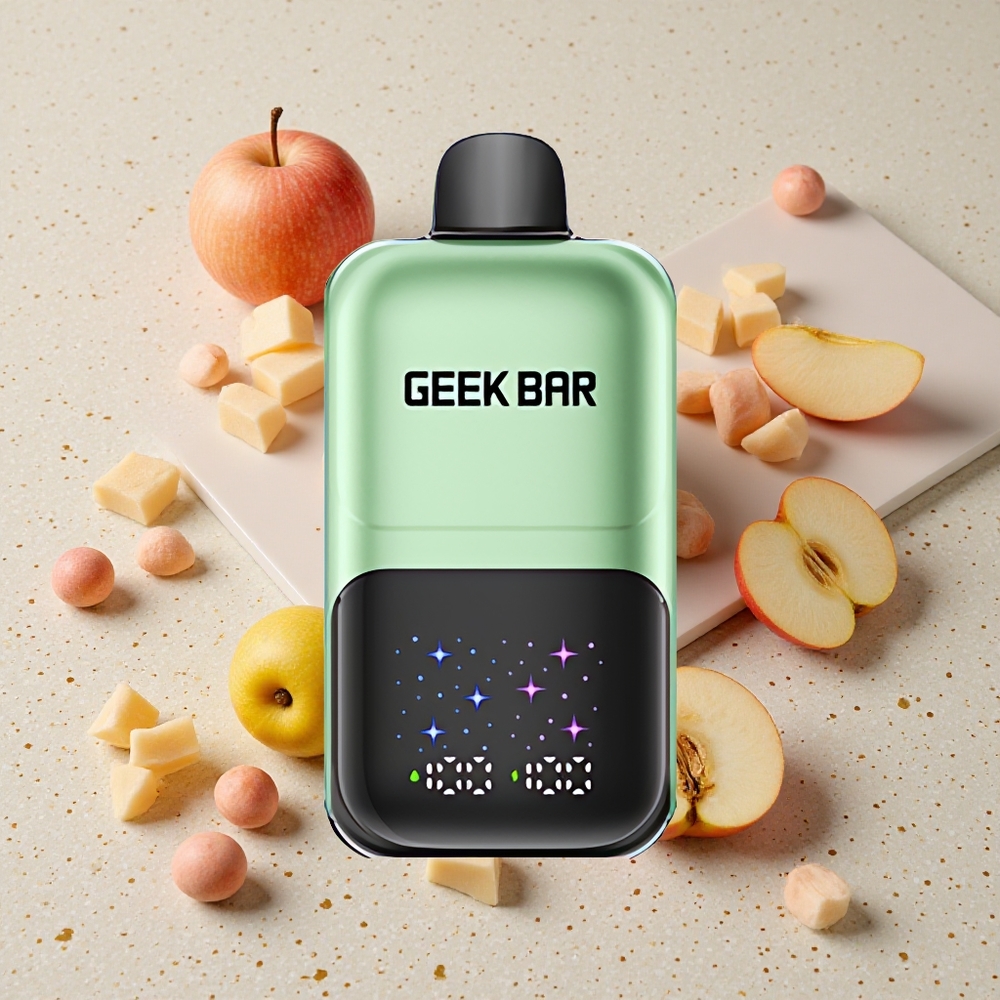 GEEK BAR 2GO 50000 Puffs Dvojité Jablko A&B 20ml Dual Tanks Rechargeable Battery