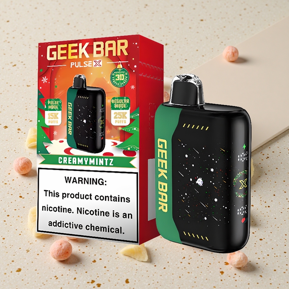 Geek Bar Pulse X 25000 Puffs 18mL předplněný e-liquid Vánoční edice