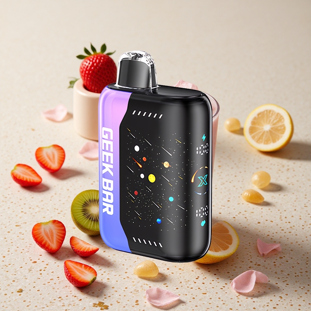 GEEK BAR Pulse X 42K Puffs Meteor Edice Jahoda Kiwi Led