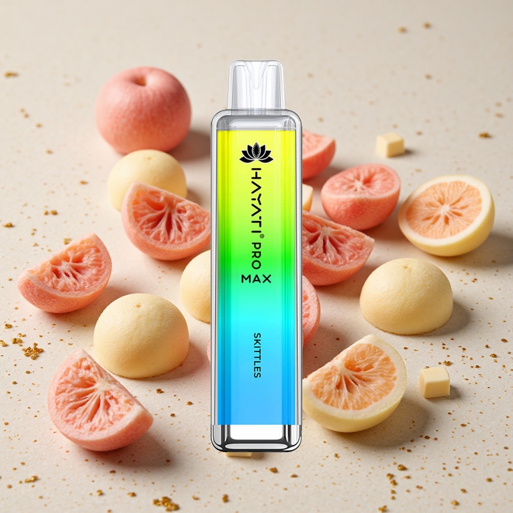 Hayati Pro Max 4000 Puffs Jednorázová Vape Duha 2% 5% Nikotinu 1400mAh Baterie