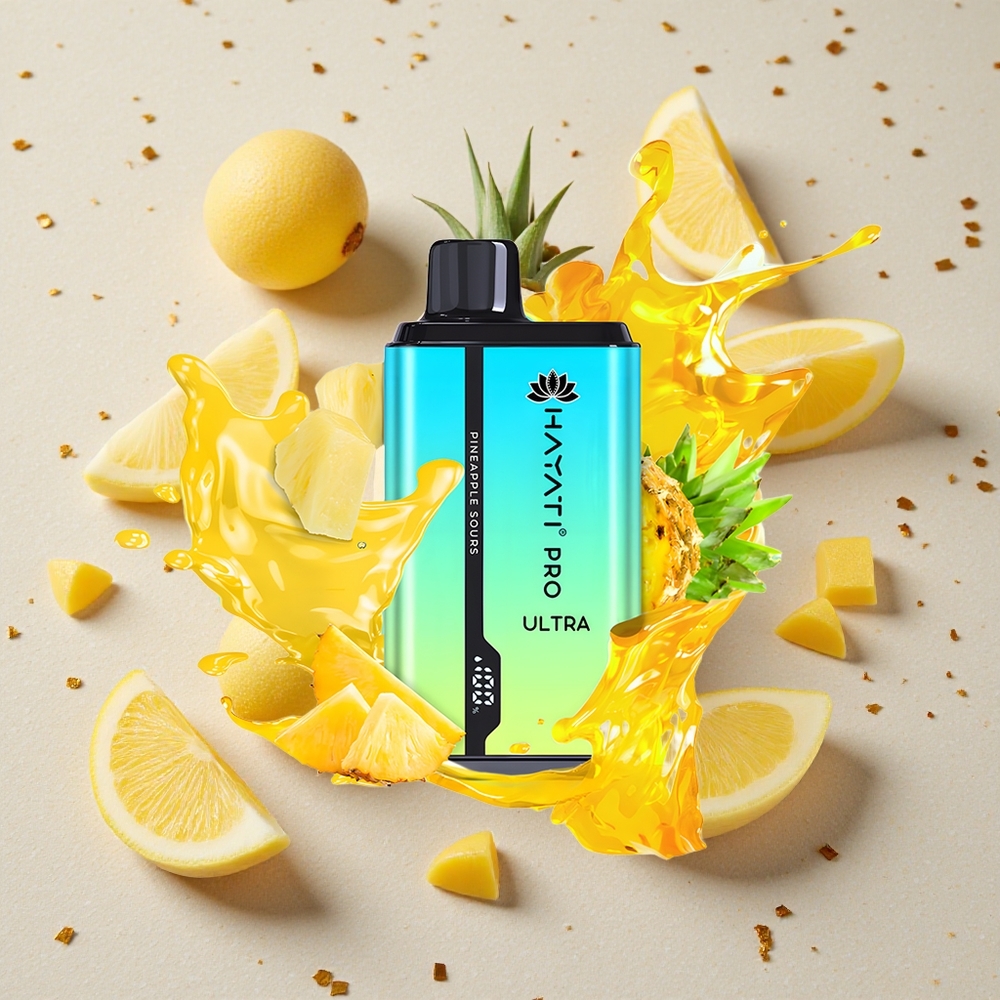 Hayati Pro Ultra 15000 Puffs Ananasové Kyselky 2x12ml