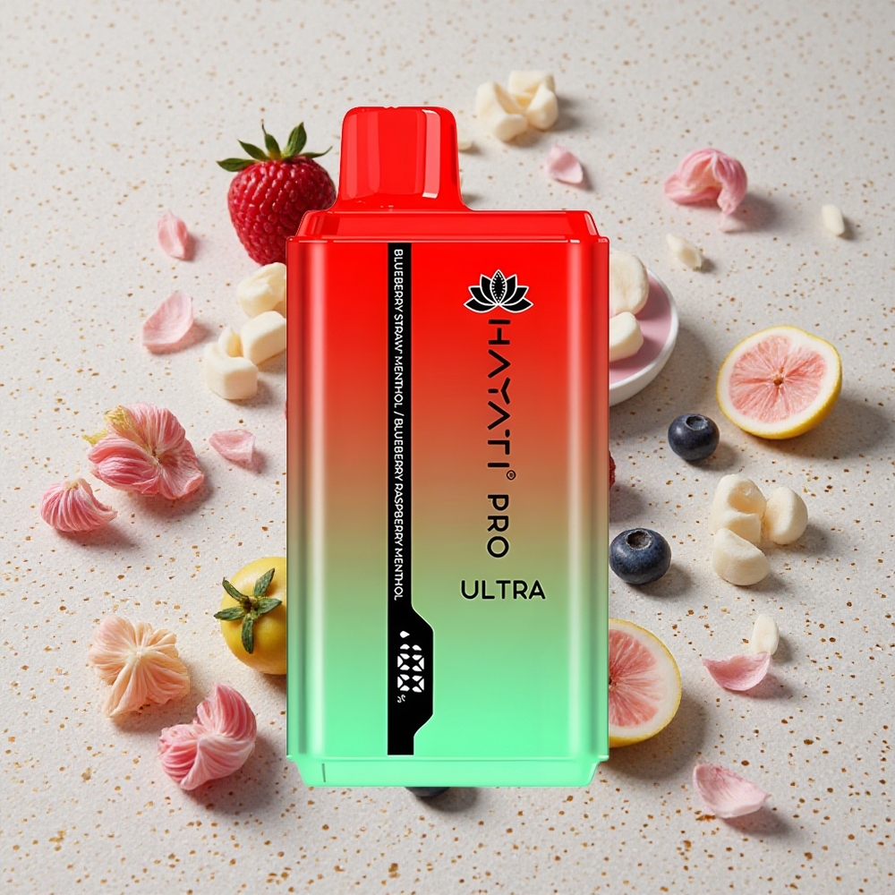 Hayati Pro Ultra 15000 Puffs Borůvka Jahoda Mentol 2 12ml 2% Nikotinu