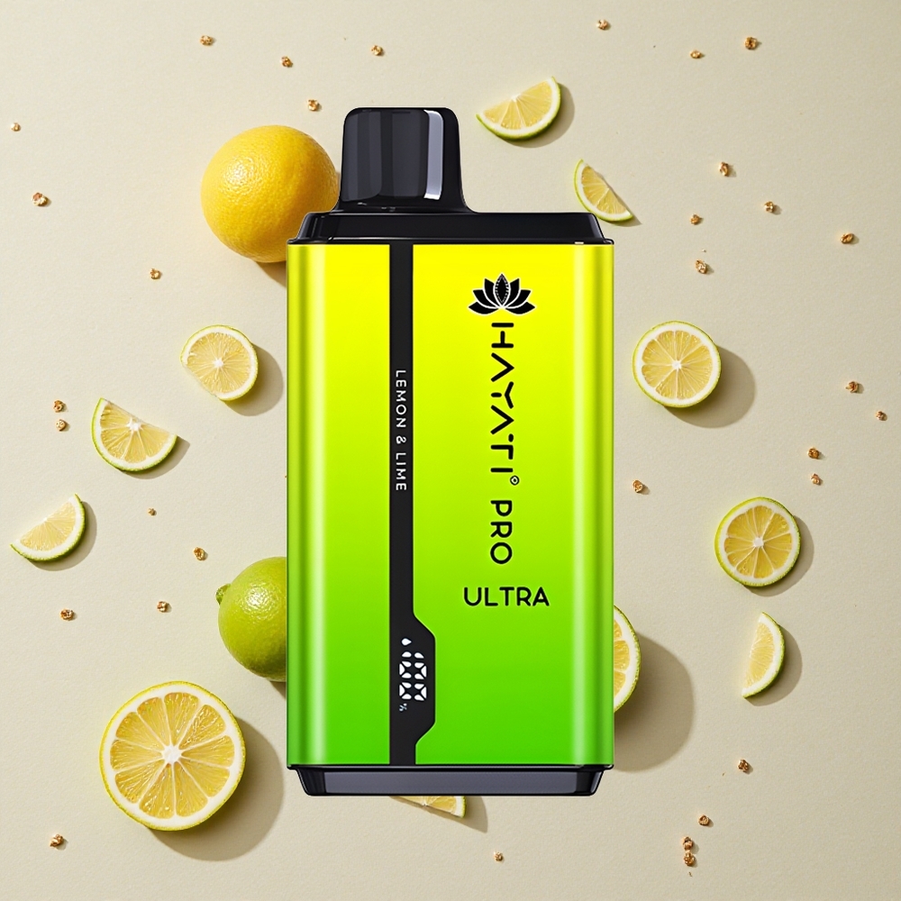 Hayati Pro Ultra 15000 Puffs Citrón a Limetka 2x12ml 2% Nikotinu