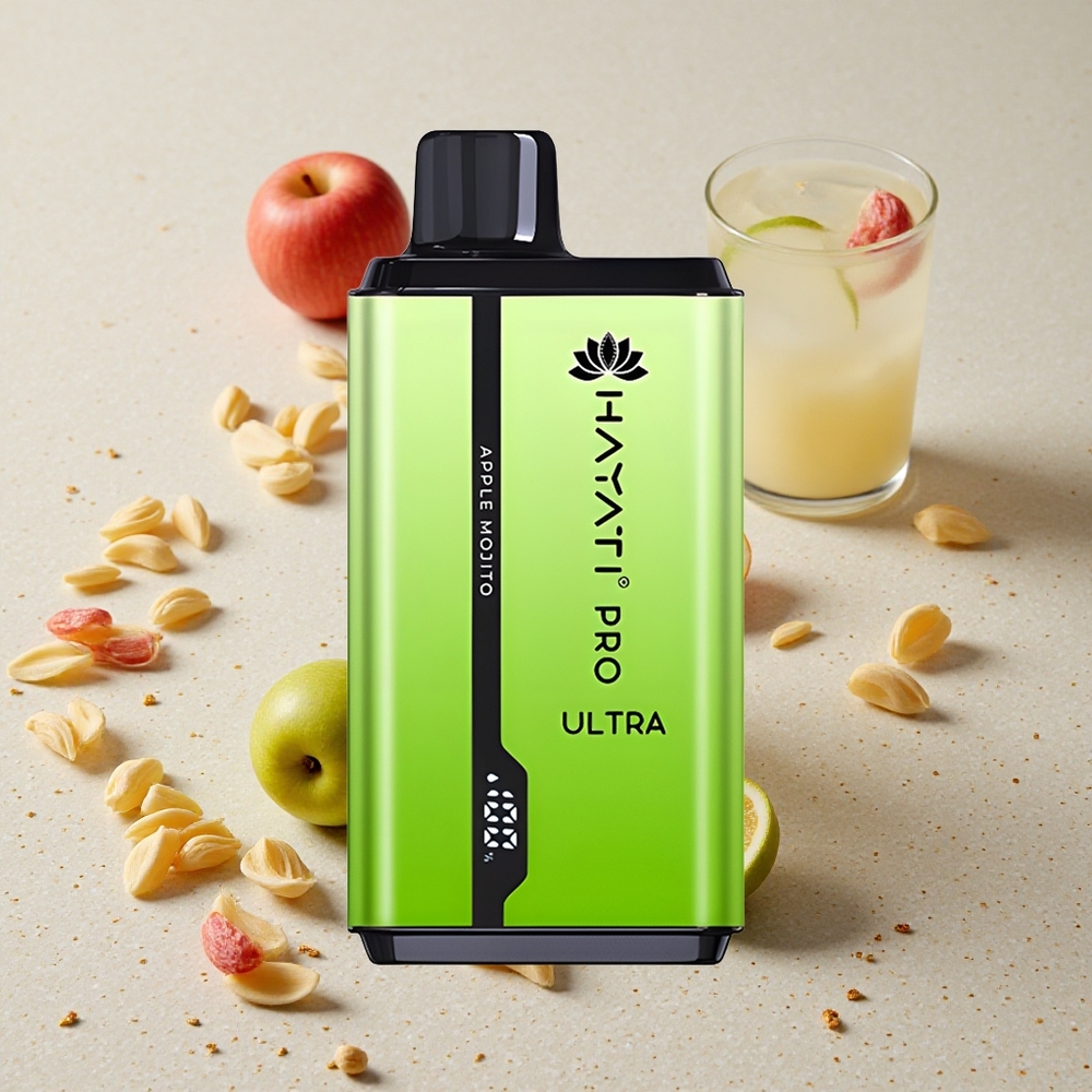 Hayati Pro Ultra 15000 Puffs Jablko Mojito 2 12ml