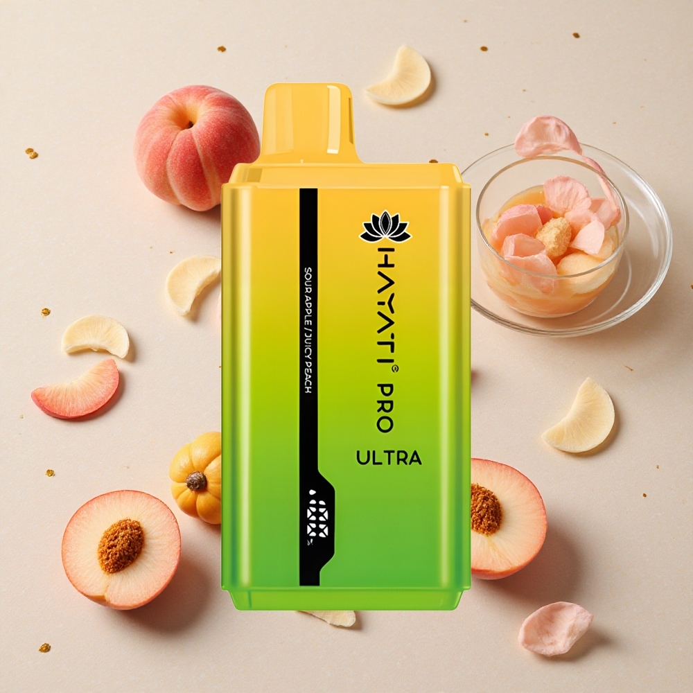 Hayati Pro Ultra 15000 Puffs Jablko Nakyslé 2x12ml 850mAh