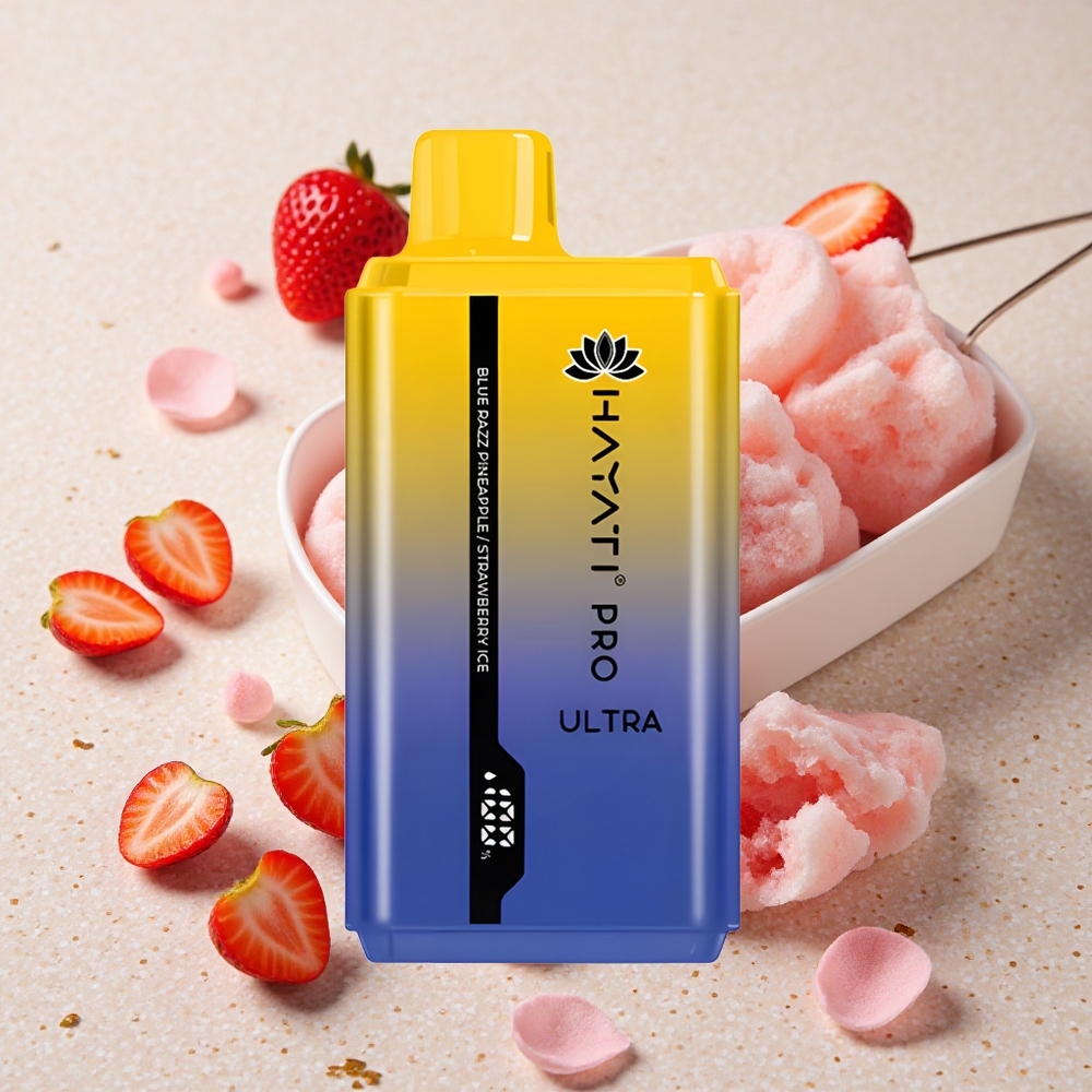 Hayati Pro Ultra 15000 Puffs Modrá Malina Ananas 850mAh 24ml