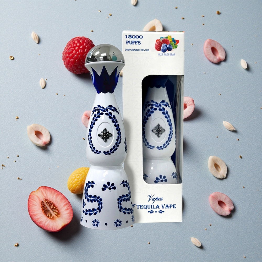 Humo Azul 15000 Puffs Modrá Medvědí Malina 20mL 5% Nikotinu