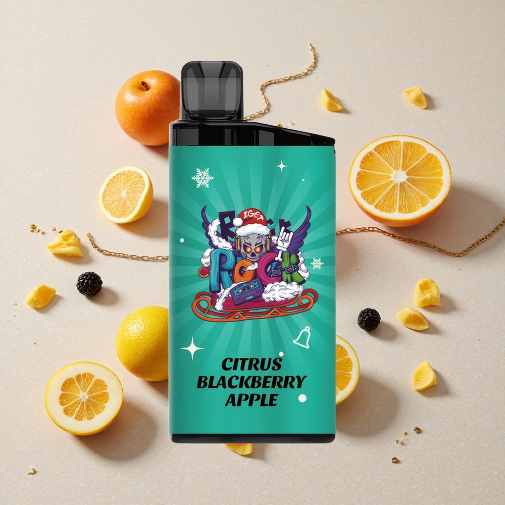 IGET Bar 3500 Puffs Citrus Černý Rybíz Jablko 1400 mAh 1.2 Ohm Síťová Cívka