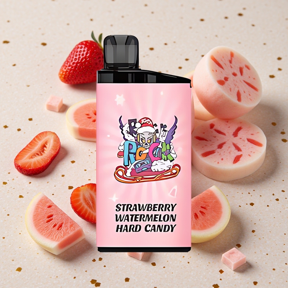 IGET Bar 3500 Puffs Jahoda Vodní Meloun Tvrdý Bonbón 1400 mAh