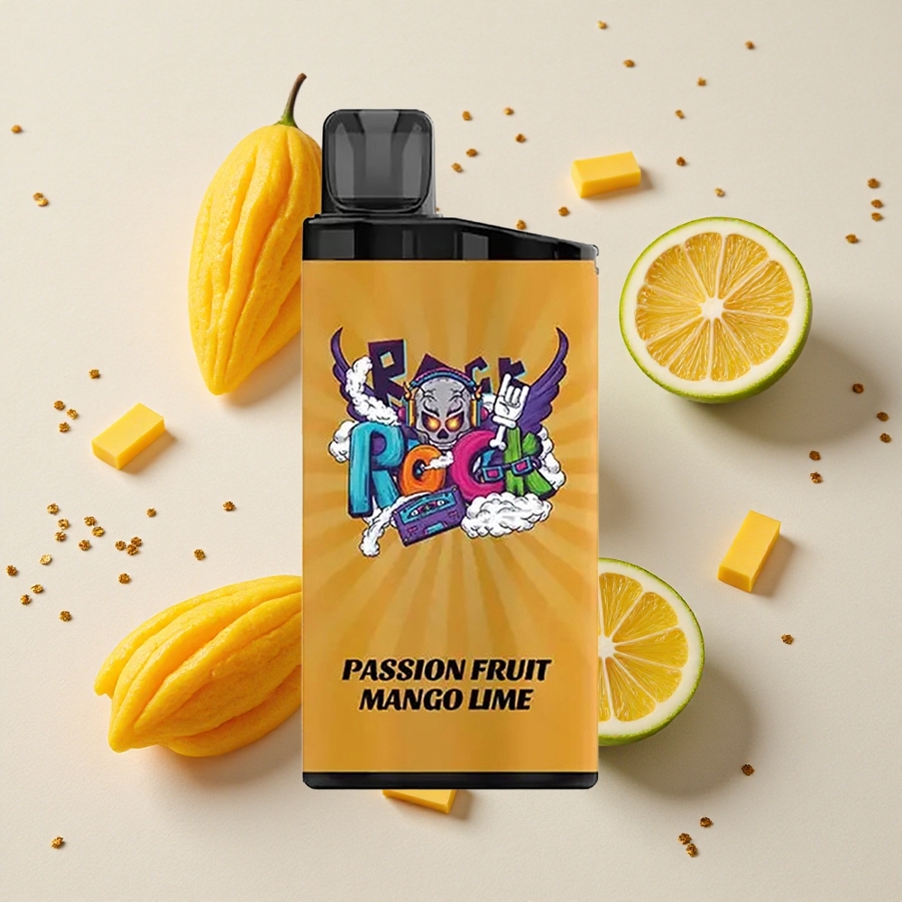 IGET Bar 3500 Puffs Jednorázová Vape Maracuja Mango Limetka 1400 mAh 1.2 Ohm Mesh Coil
