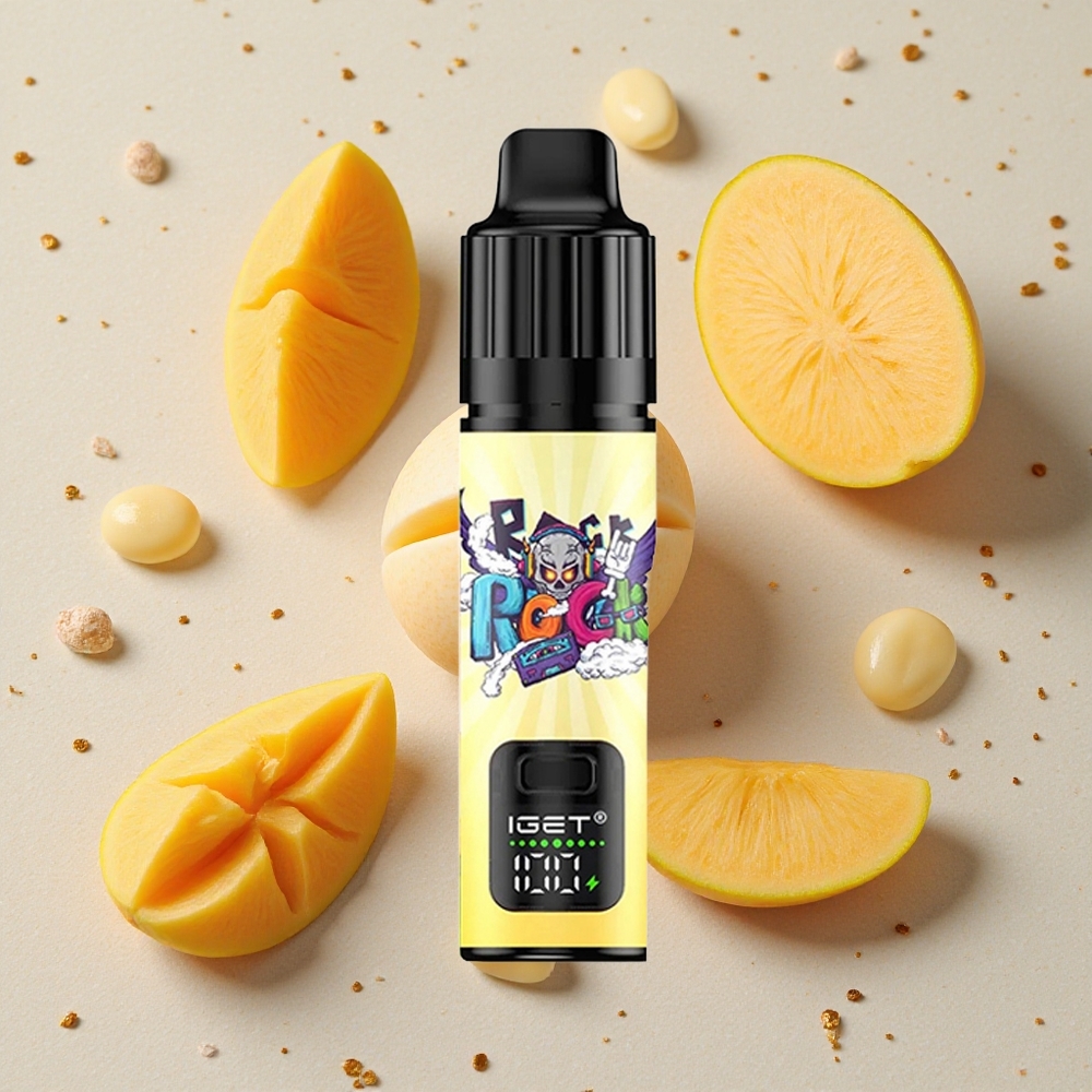 IGET BAR PLUS S3 POD 10000 Puffs Dispozabilní Vape Mangový Monstrum 18 ml E-liquid 1.0 Ohm Mesh Cívka