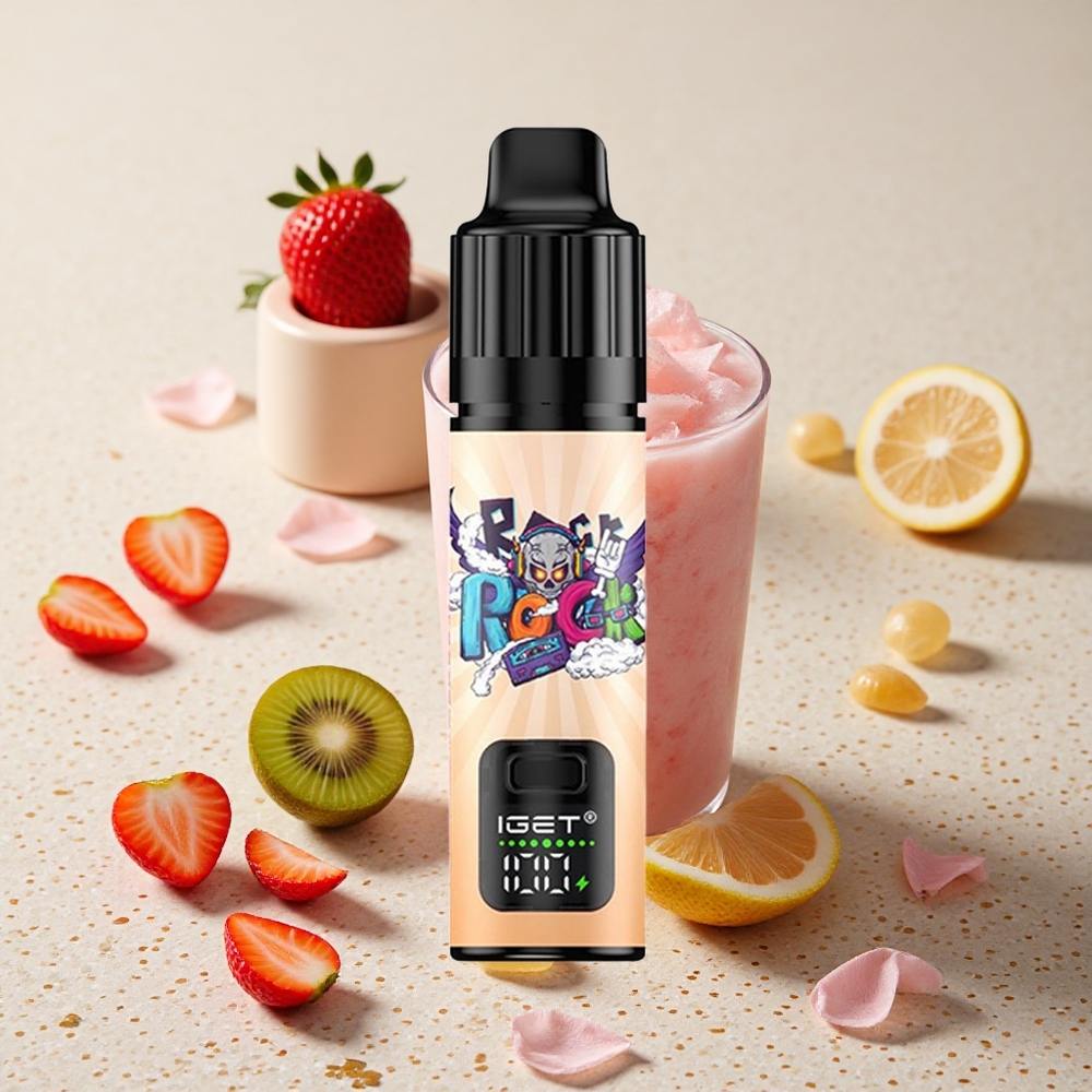 IGET BAR PLUS S3 POD 10000 Puffs Jahoda Kiwi Led 18 ml 950 mAh