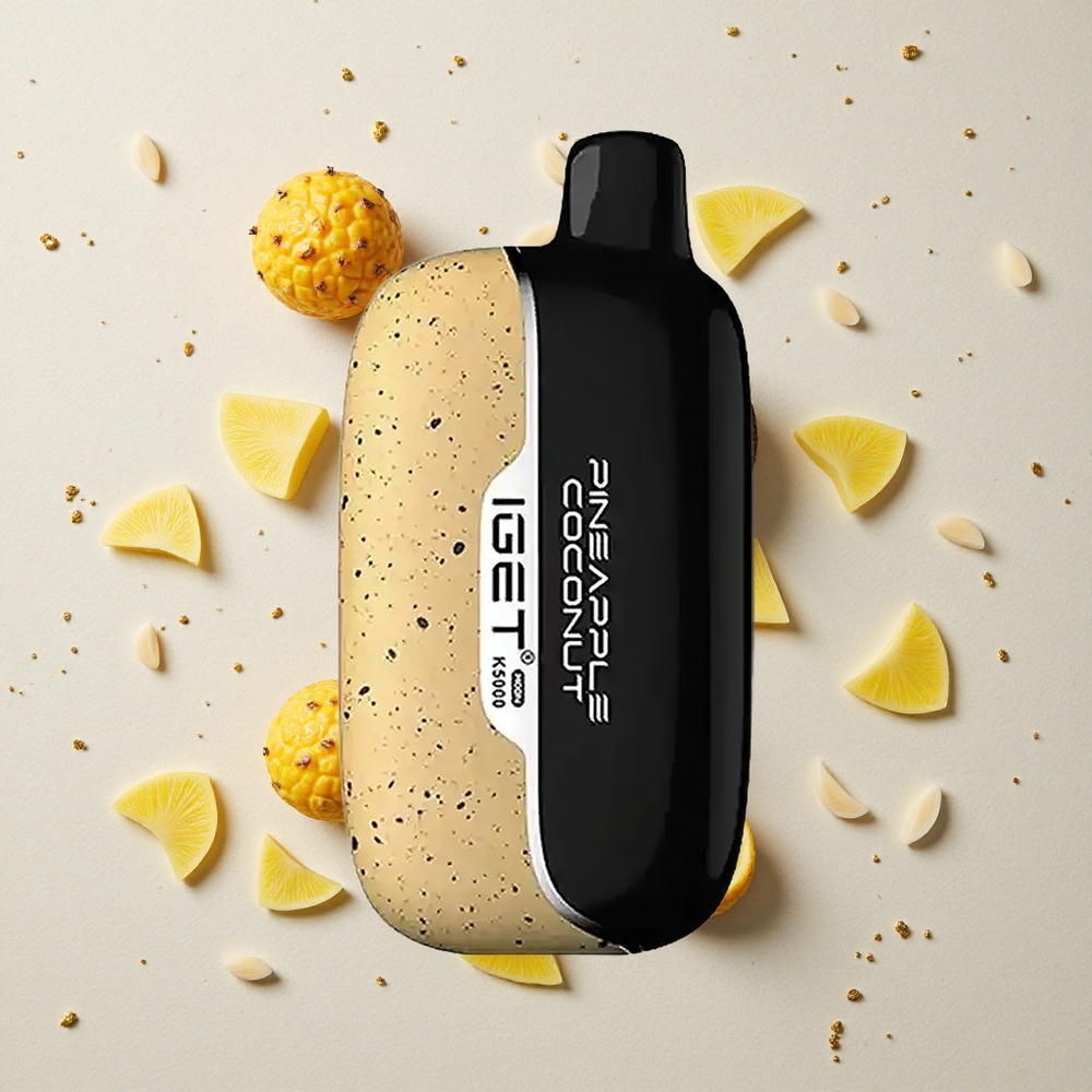 IGET Moon K5000 5000 Puffs Ananas Kokos PC 1,35 Ohm Mesh