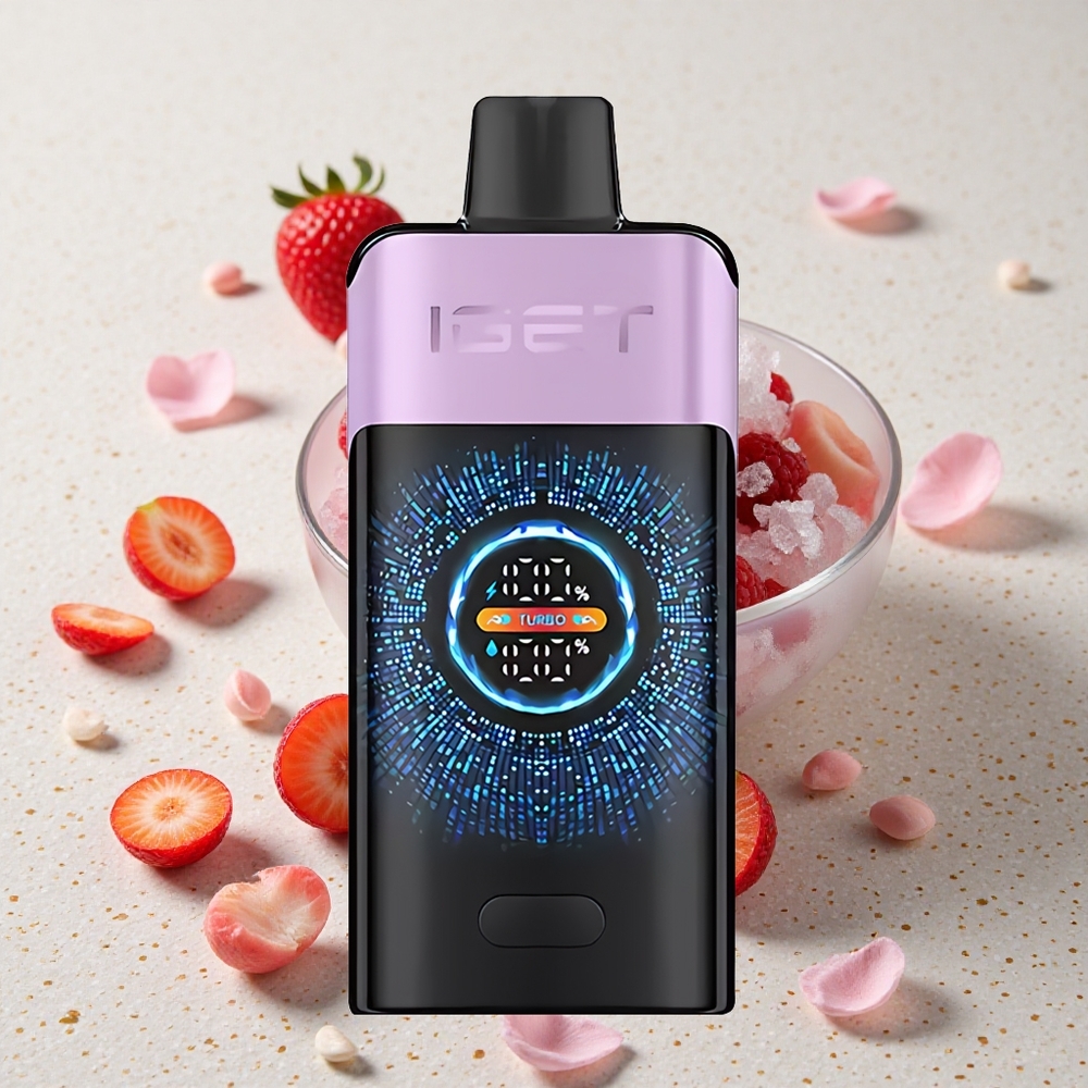 IGET ONE 12000 Puffs Jednorázová Vape Směs Lesních Plodů Ledová s 2700 mAh Kapacitou Baterie