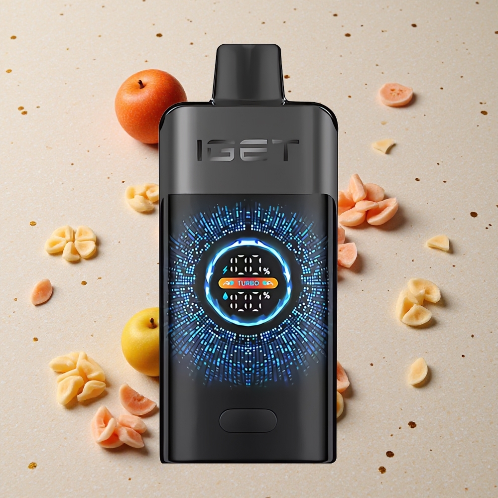 IGET ONE 12000 Puffs Černý Les 2700 mAh Kapacita Baterie Velký Zakřivený Barevný Displej