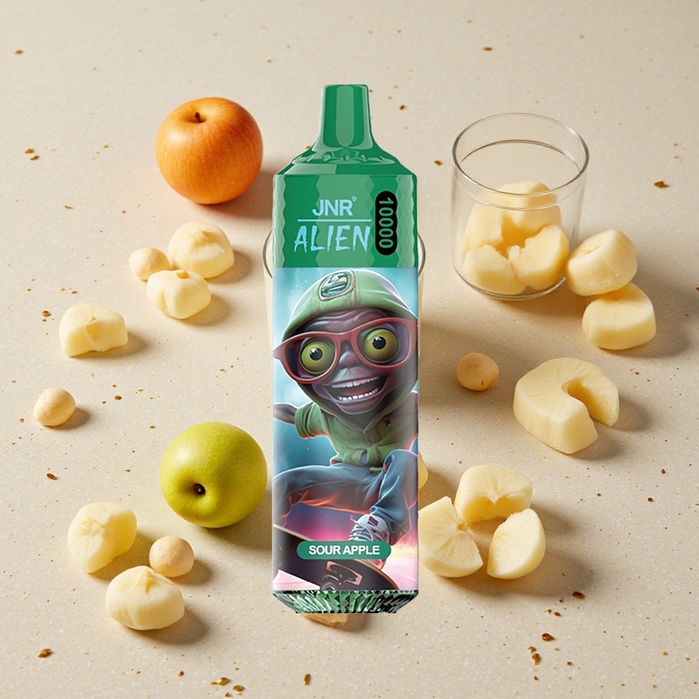 JNR Alien 10000 Puffs Jablko Kyselé 20ml 850mAh