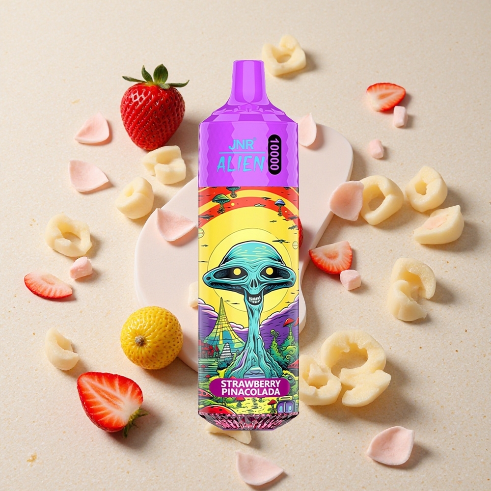 JNR Alien 10000 Puffs Jahoda Pina Colada 850mAh 20ml