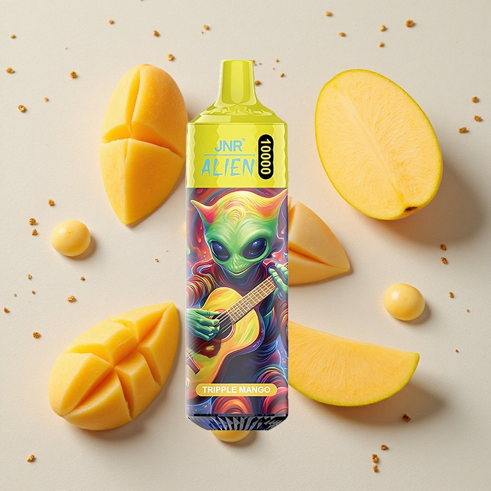 JNR Alien 10000 Puffs Triple mango 850mAh kapacita baterie 20ml e-liquid