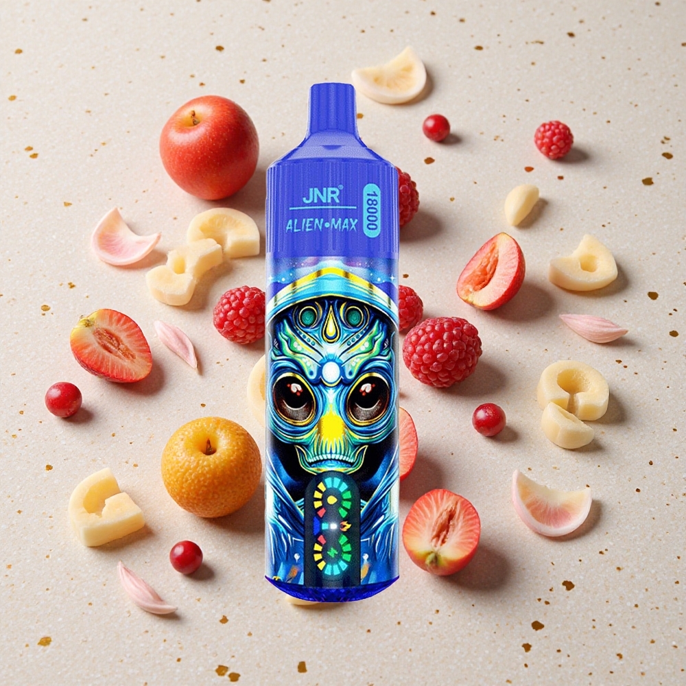 JNR Alien Max 18000 Puffs Směs Bobulí Dual Mesh Coil & 28ml E-liquid