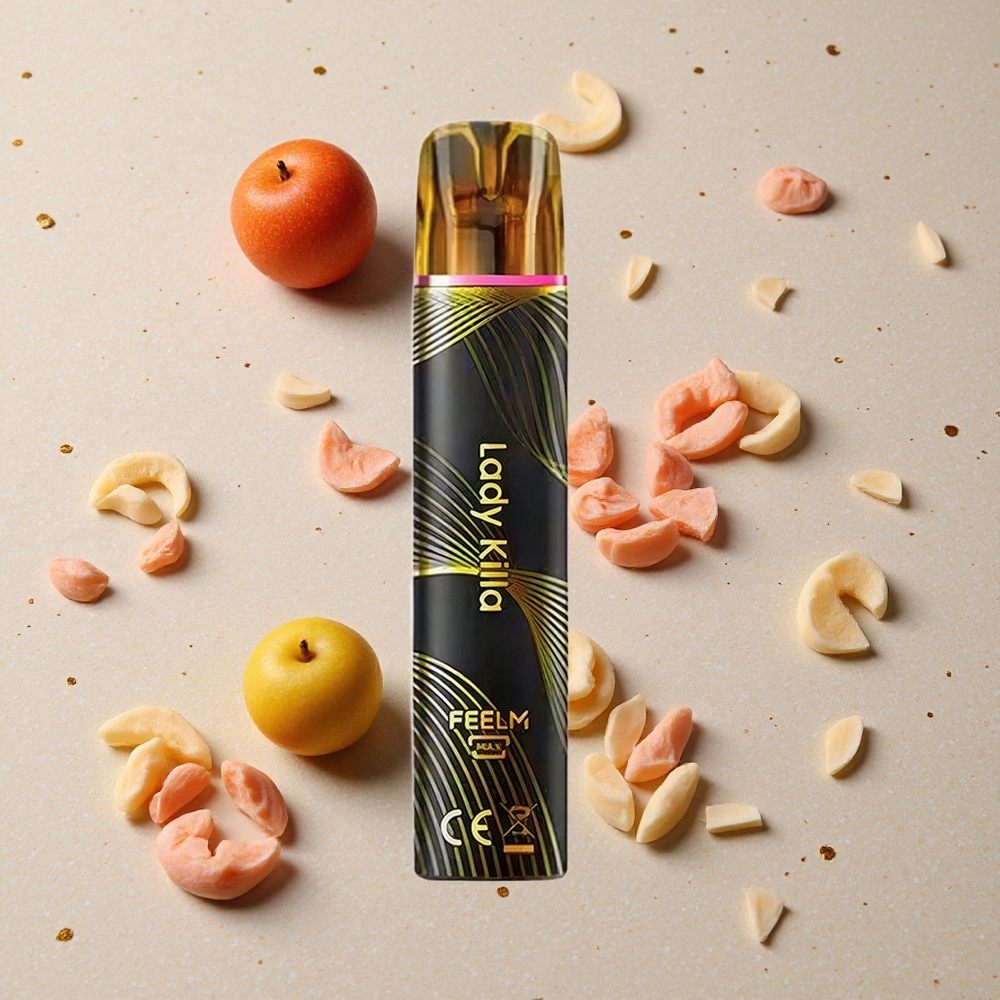JNR Black&Golden 600+200 Puffs Lady killa 550mAh Bez nabíjení