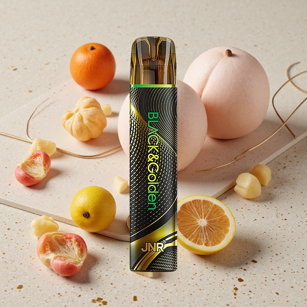 JNR Black&Golden 600+200 Puffs Passion Monster 2ml E-Liquid 2% Nikotinu