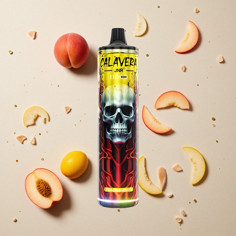 JNR Calavera 11000 Puffs Broskev Mango Typ-C 21ml