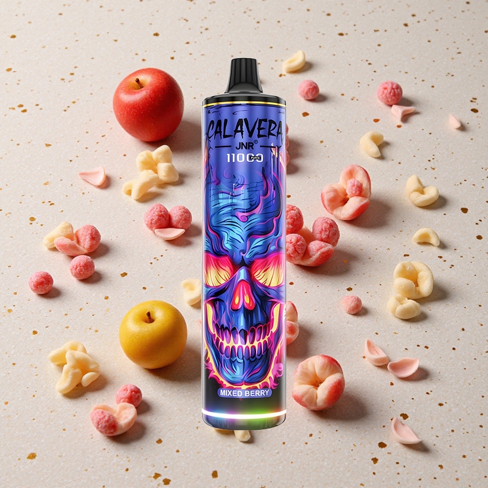 JNR Calavera 11000 Puffs Směs Bobulí Typ-C nabíjecí port 850 mAh Baterie 21ml Náplň