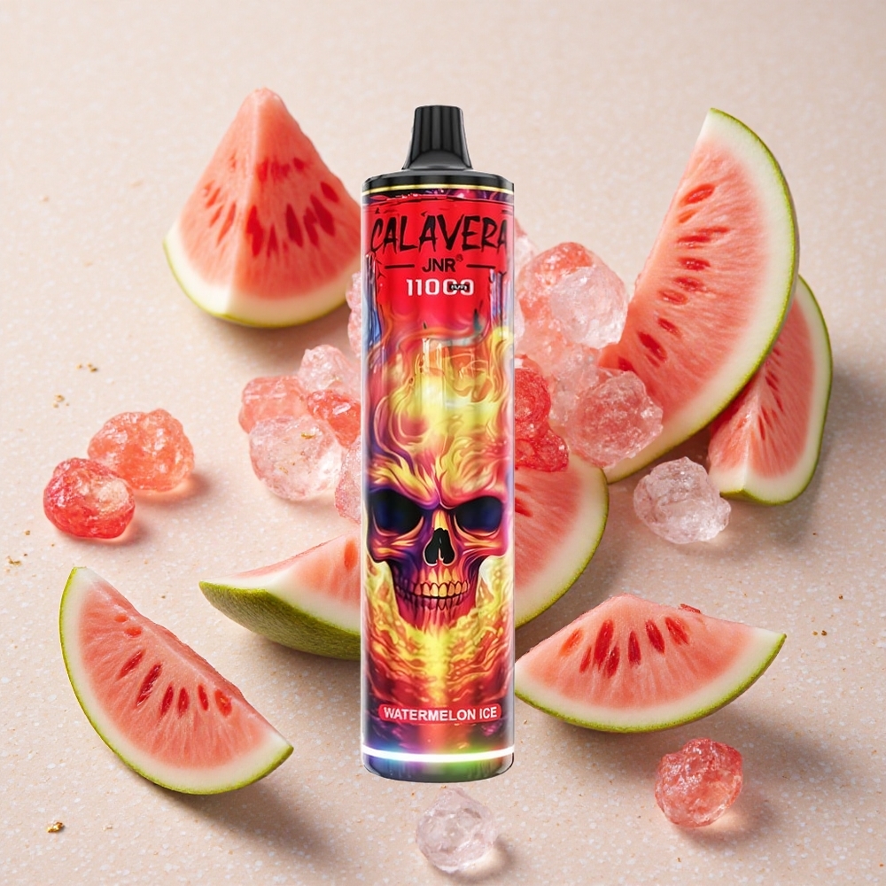 JNR Calavera 11000 Puffs Vodní Meloun Led Typ-C nabíjecí port 850 mAh Baterie