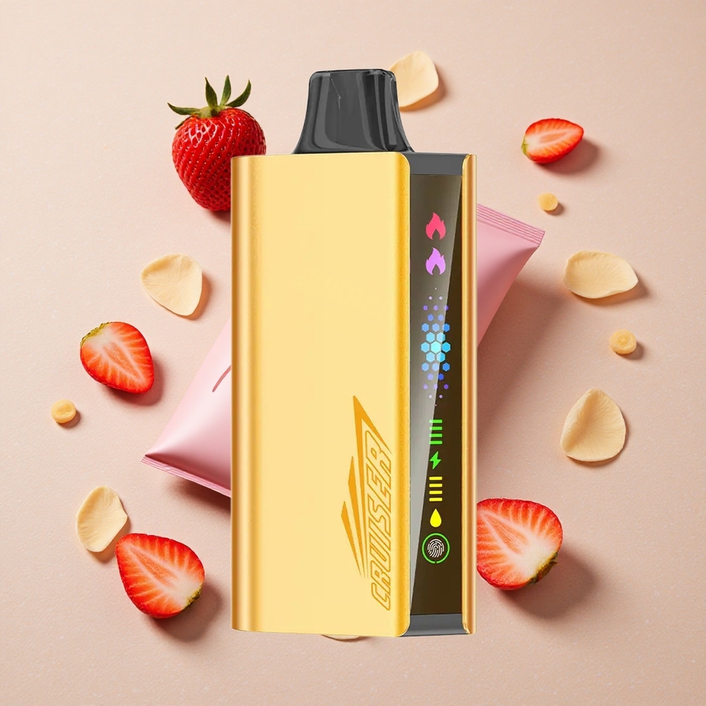 JNR Cruiser 12000 Puffs Jednorázová Vape Jahodová Chupa Chups Vestavěná baterie 3500 mAh 25ml E-liquid