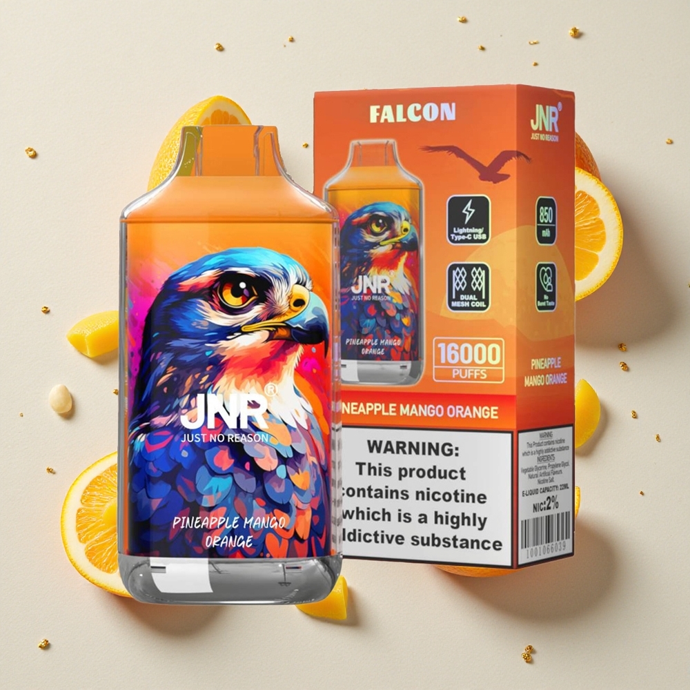 JNR Falcon 16000 Puffs Ananas Manga Pomeranč 850 mAh 22ml