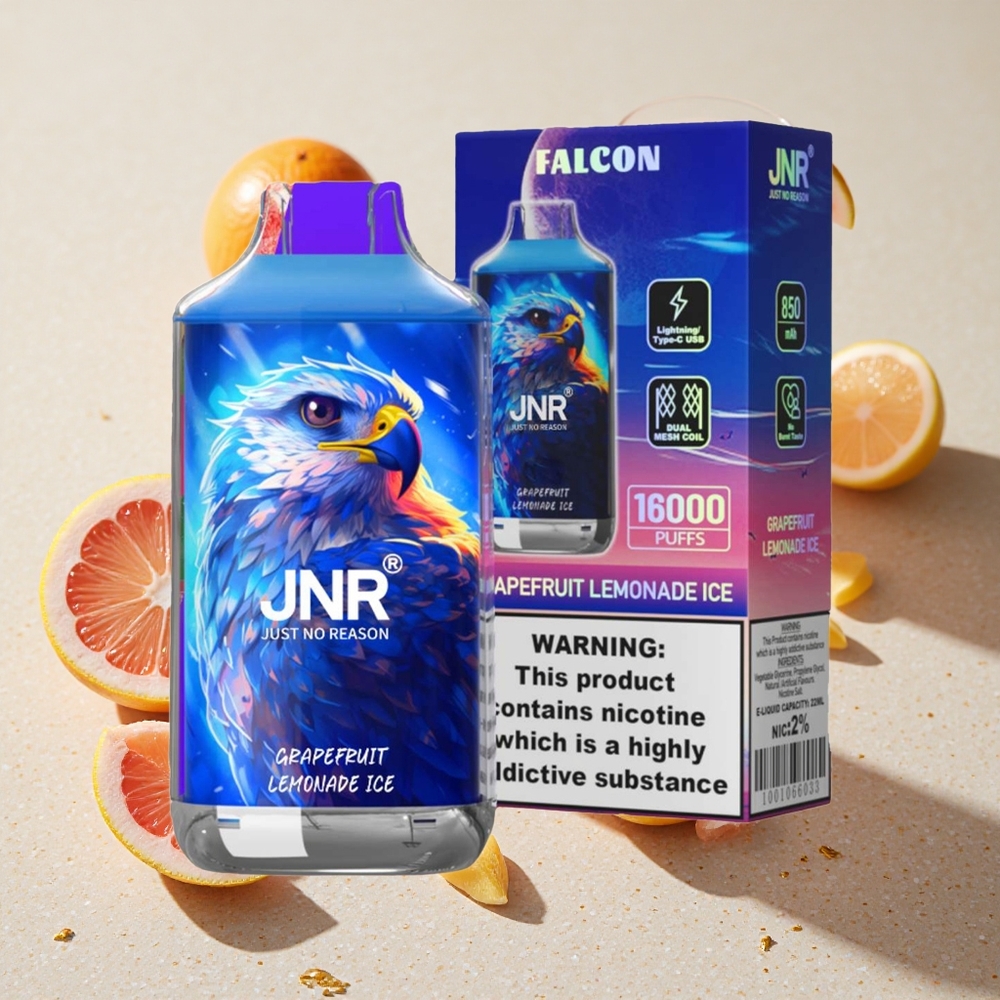 JNR Falcon 16000 Puffs Grep Limonáda Led 850 mAh 22ml
