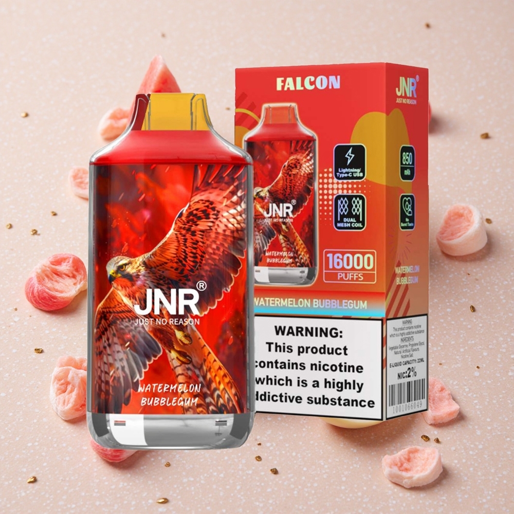JNR Falcon 16000 Puffs Vodní Meloun Žvýkačka 850 mAh 22ml