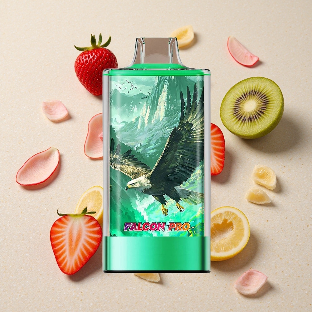 JNR Falcon Pro 28000 Jednorázová Vape Jahoda Kiwi 30ml 950mAh