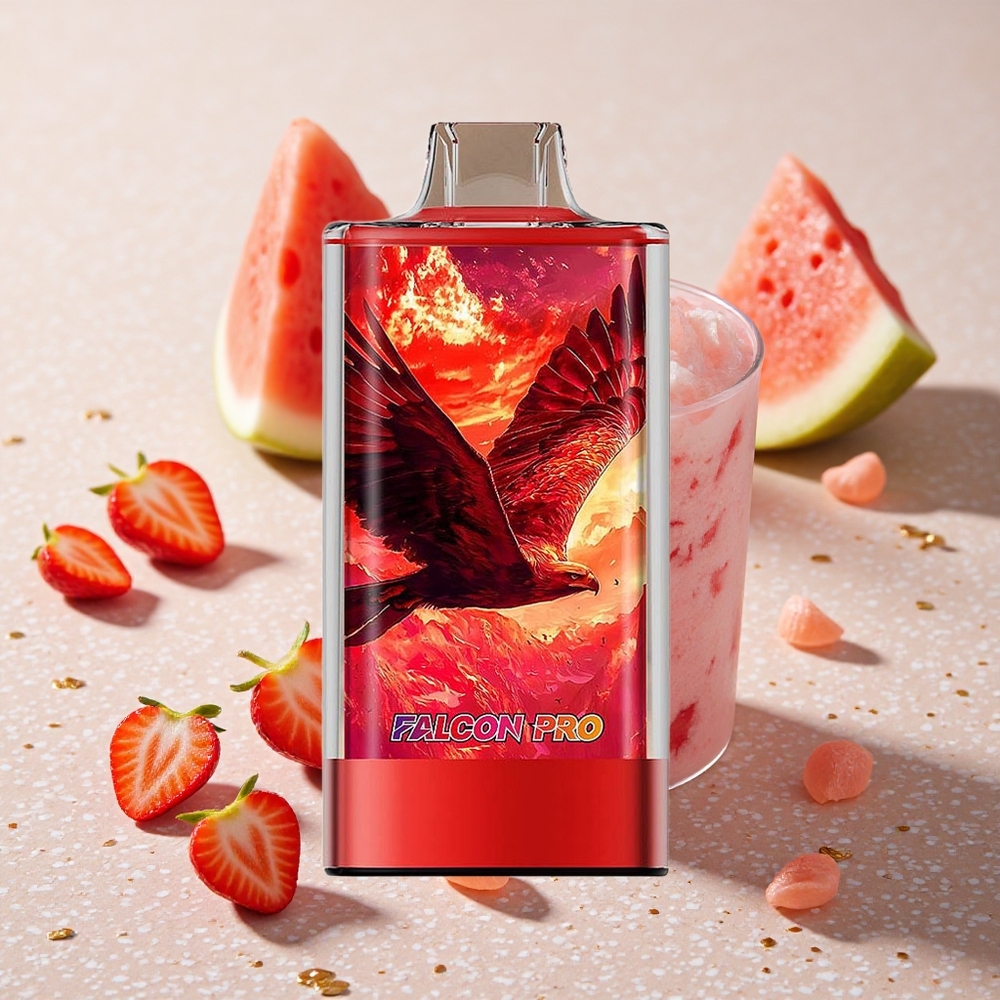 JNR Falcon Pro 28000 Jednorázová Vape Jahoda Meloun Led 30ml 950mAh
