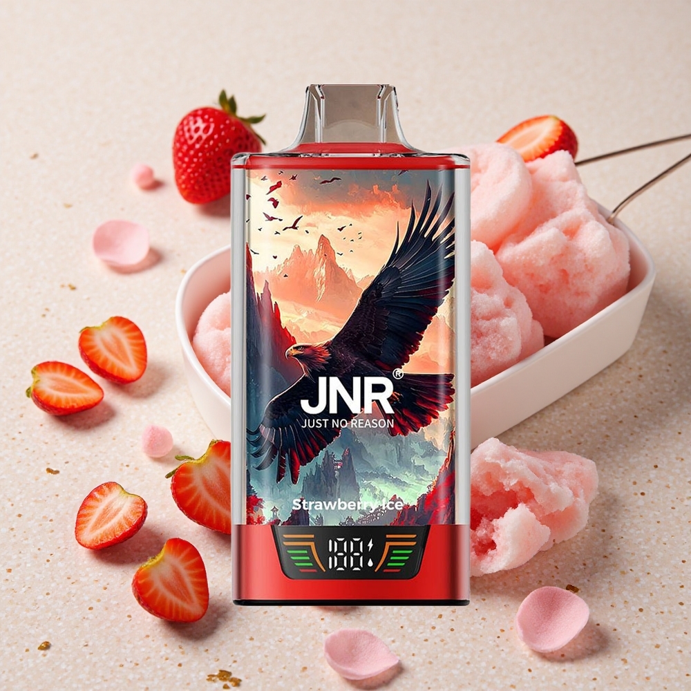 JNR Falcon Pro 28000 Jednorázová Vape Jahodový Led 30ml 950mAh