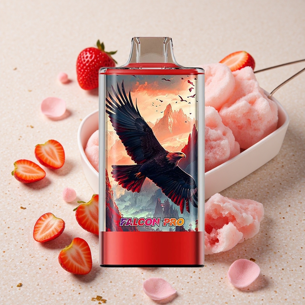 JNR Falcon Pro 28000 Jednorázová Vape Jahodový Led 30ml 950mAh