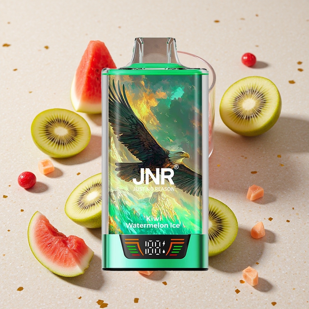 JNR Falcon Pro 28000 Jednorázová Vape Kiwi Meloun Led 30ml 950mAh