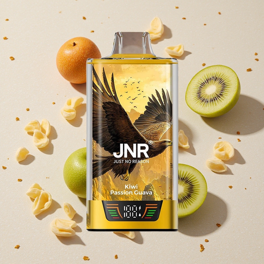 JNR Falcon Pro 28000 Náustek Kiwi Marakuja Guava 30ml Předplněná Kapacita 5% Obsah Nikotinu