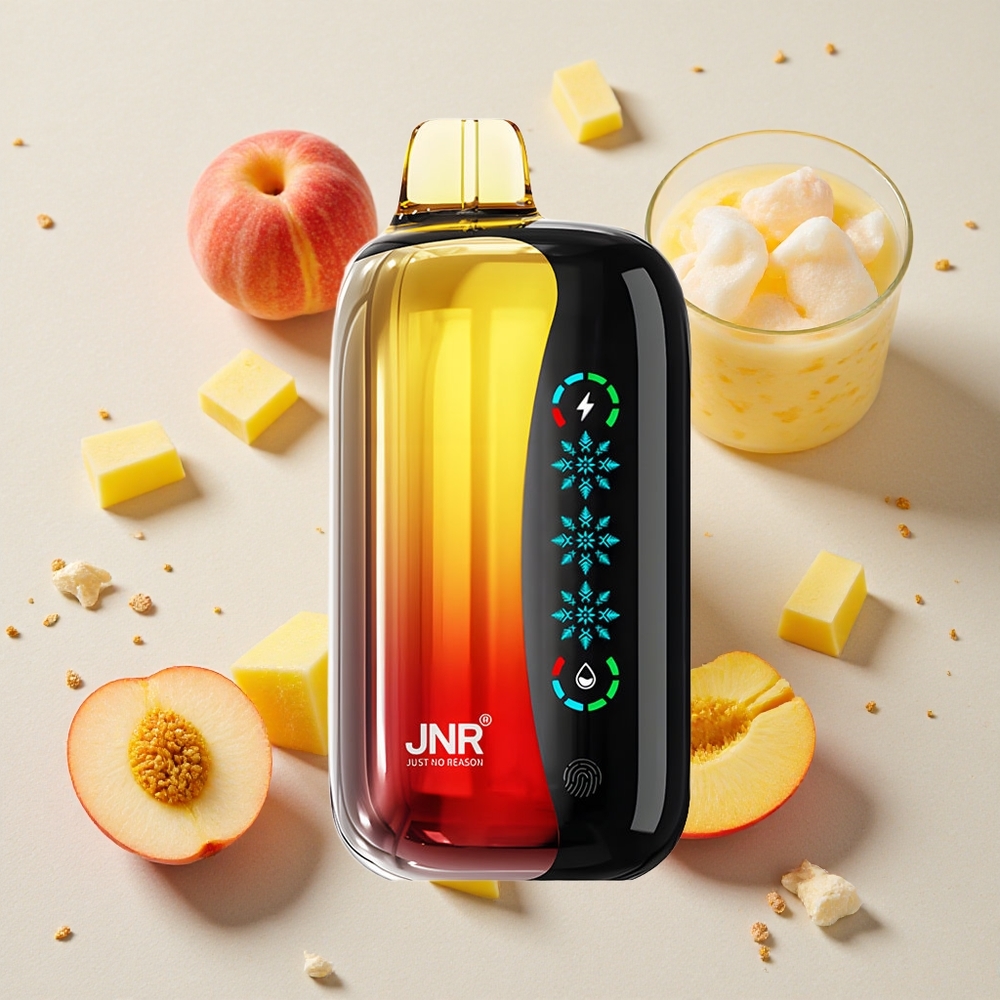 JNR Flex Ice 21000 Puffs Jednorázová Vape Broskvě Mango Ananas Nastavitelný Ice 26ml