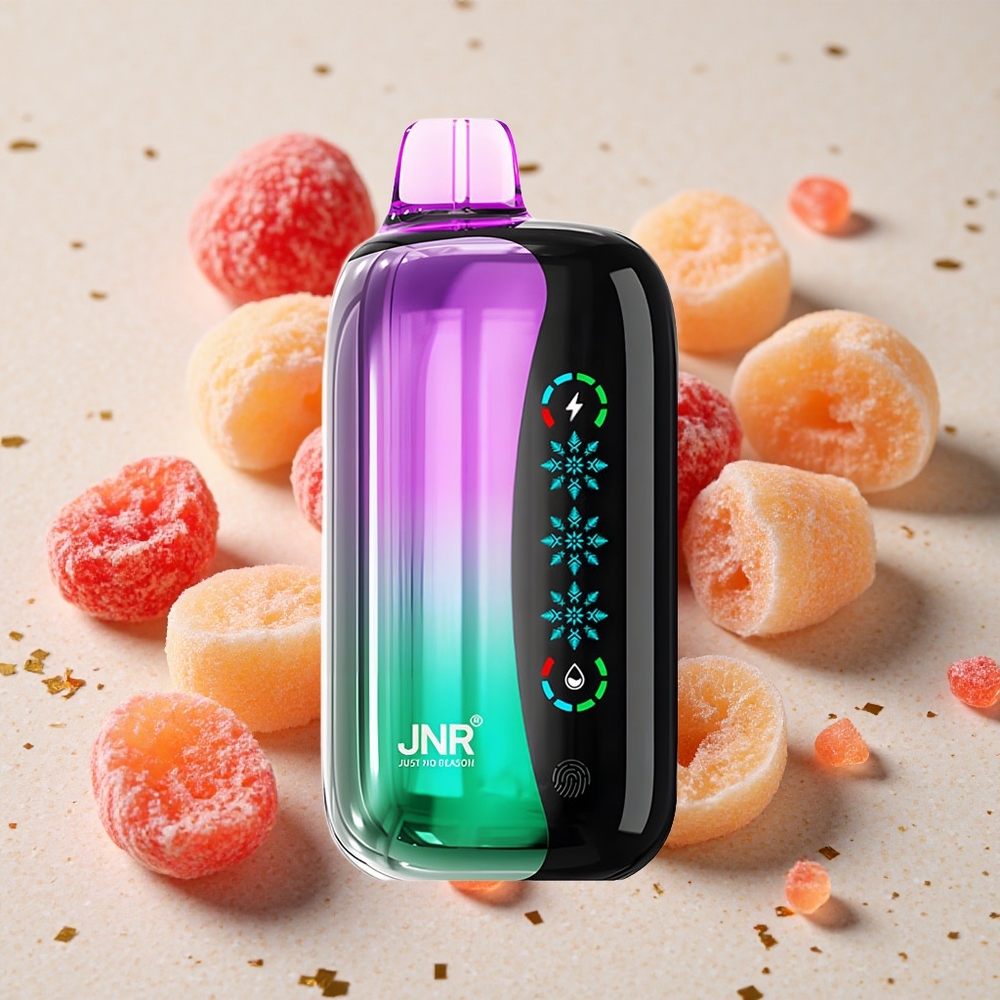 JNR Flex Ice 21000 Puffs Jednorázová Vape Kyselé Třešňové Želé bonbóny Nastavitelný Ice 26ml E-liquid